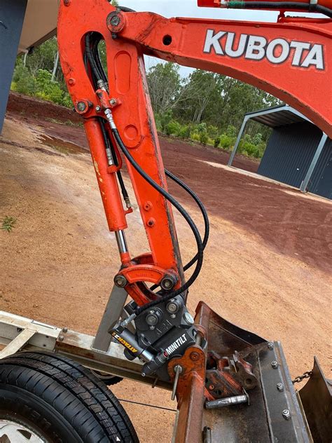 how to put a trailer hitch on a mini excavator|mini ex hitch receiver.